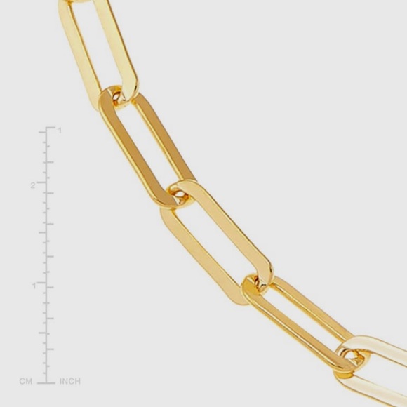 *SOLD*. Silpada 'Golden Paperclip' Chain Necklace NEW in box with pouch - Picture 7 of 10